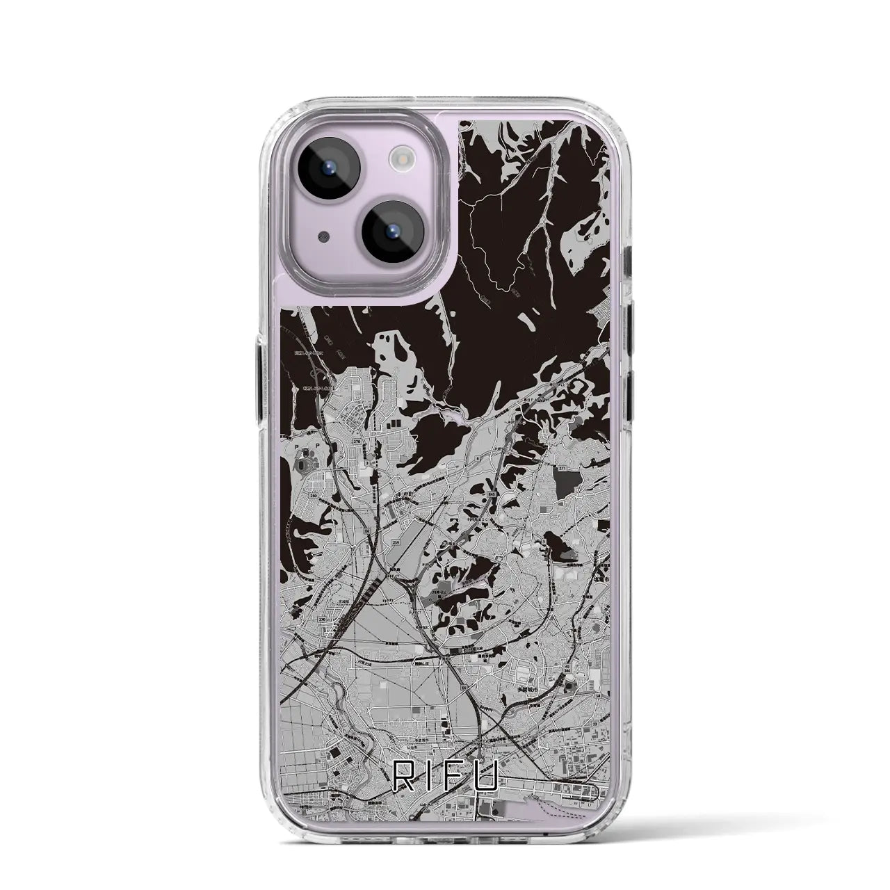 【利府(宮城県)】地図柄iPhoneケース(MagSafeタイプ)