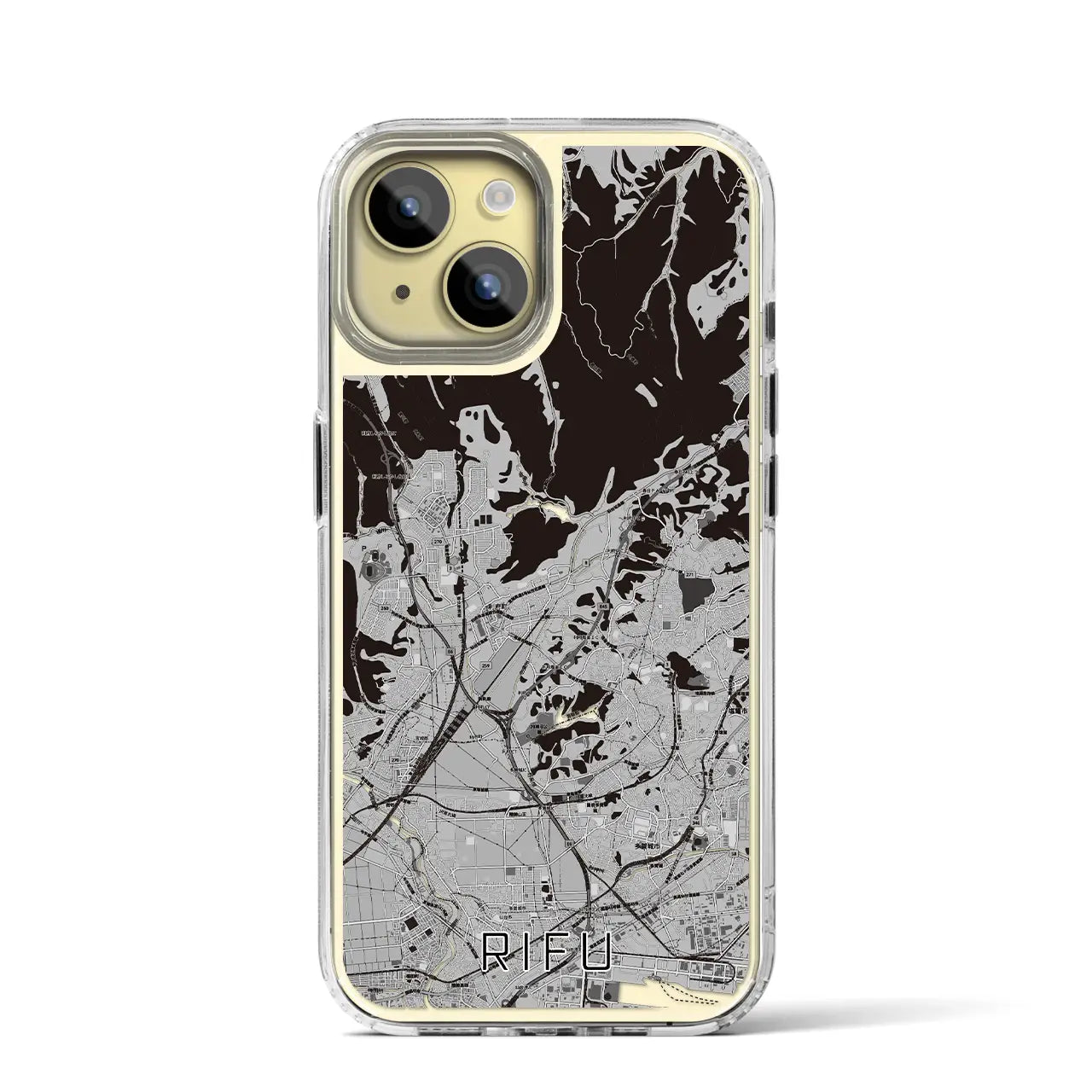 【利府(宮城県)】地図柄iPhoneケース(MagSafeタイプ)