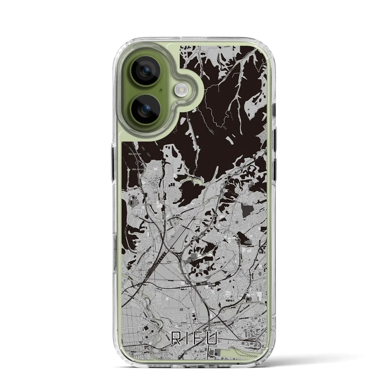 【利府(宮城県)】地図柄iPhoneケース(MagSafeタイプ)