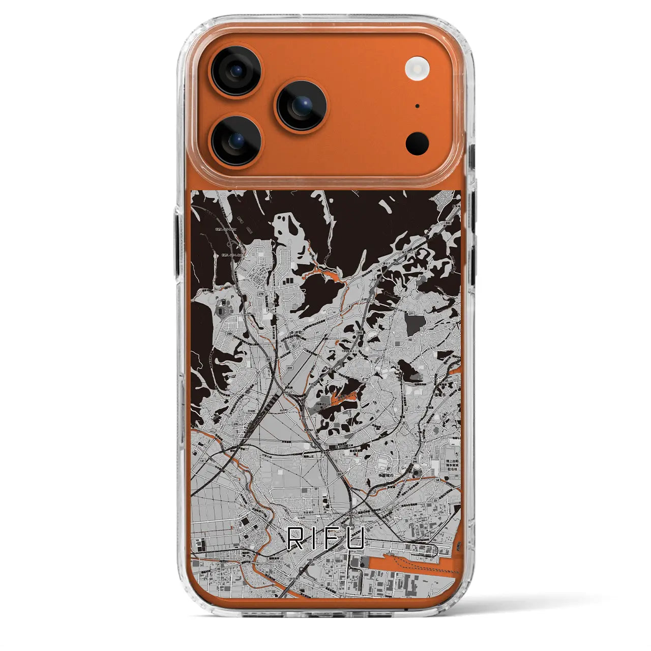 【利府(宮城県)】地図柄iPhoneケース(MagSafeタイプ)