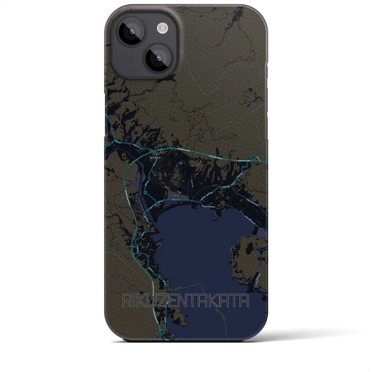 【陸前高田(岩手県)】地図柄iPhoneケース(バックカバータイプ)