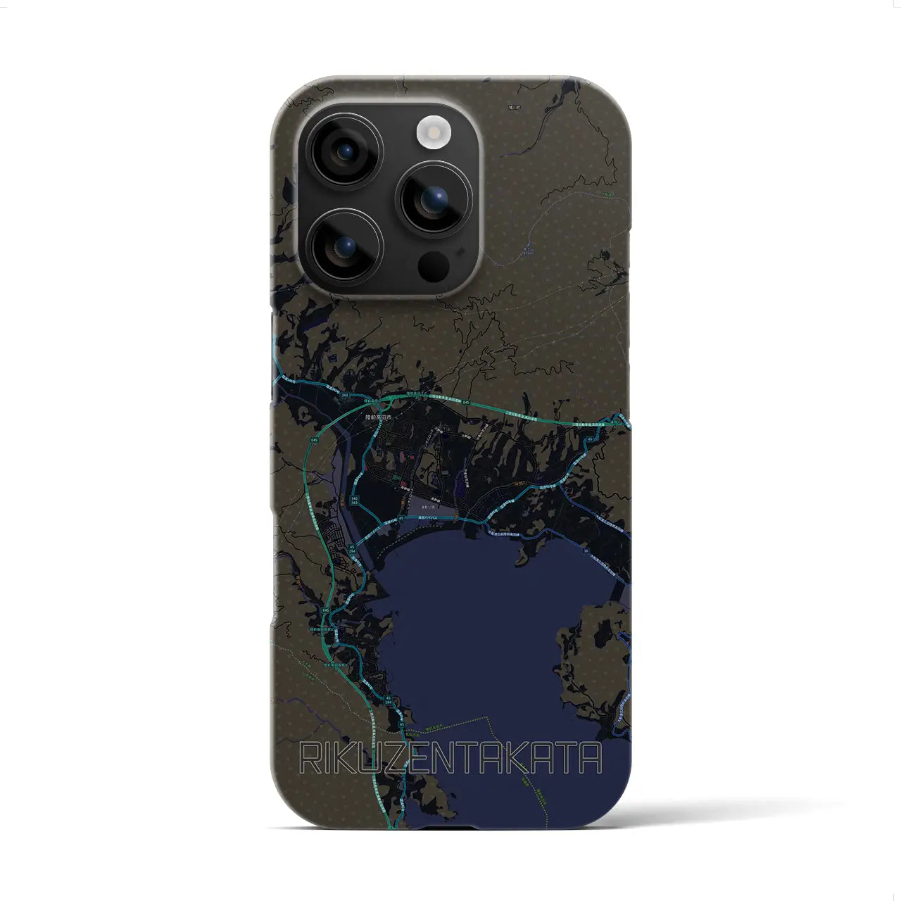 【陸前高田(岩手県)】地図柄iPhoneケース(バックカバータイプ)