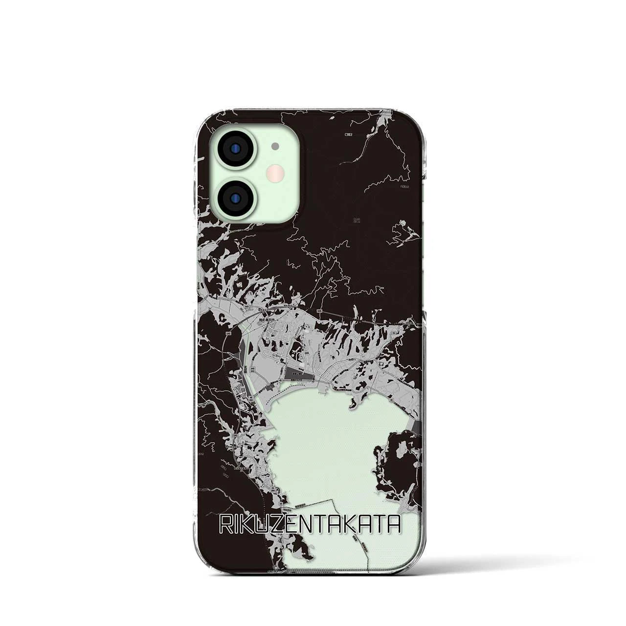 【陸前高田(岩手県)】地図柄iPhoneケース(クリアタイプ)