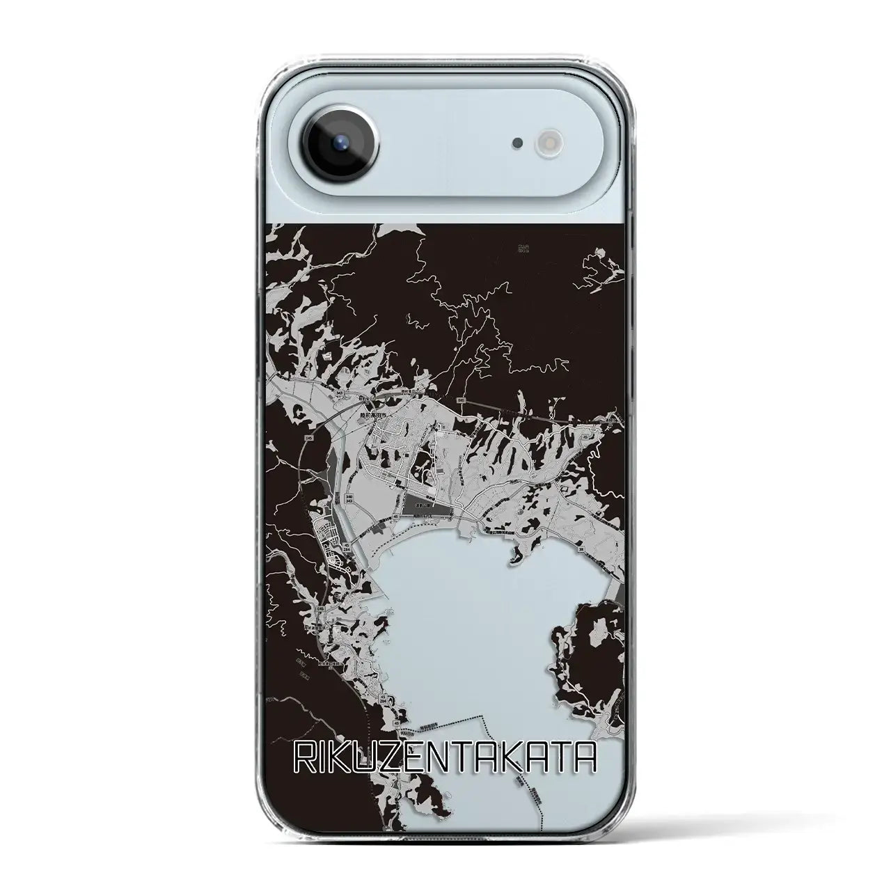 【陸前高田(岩手県)】地図柄iPhoneケース(クリアタイプ)