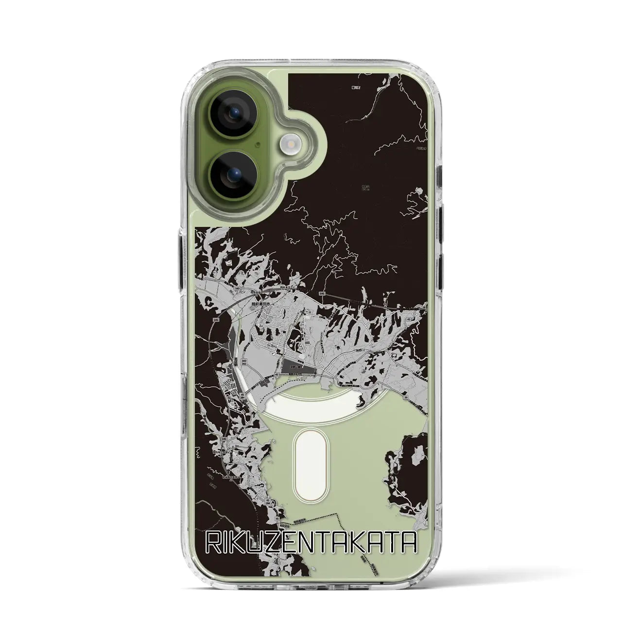 【陸前高田(岩手県)】地図柄iPhoneケース(MagSafeタイプ)