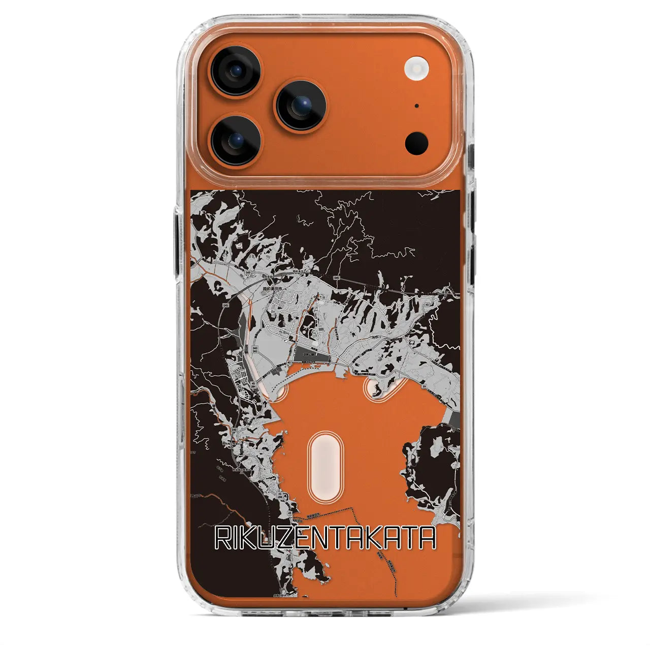 【陸前高田(岩手県)】地図柄iPhoneケース(MagSafeタイプ)