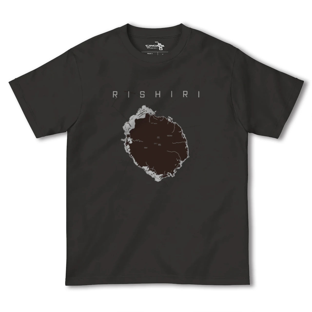 【利尻(北海道)】地図柄ヘビーウェイトTシャツ
