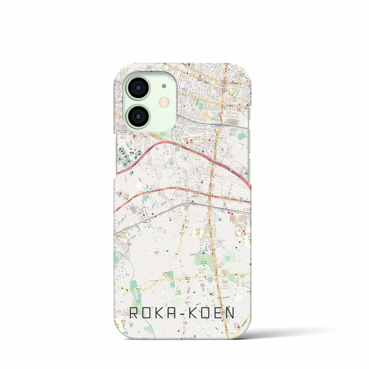【芦花公園(東京都)】地図柄iPhoneケース(バックカバータイプ)