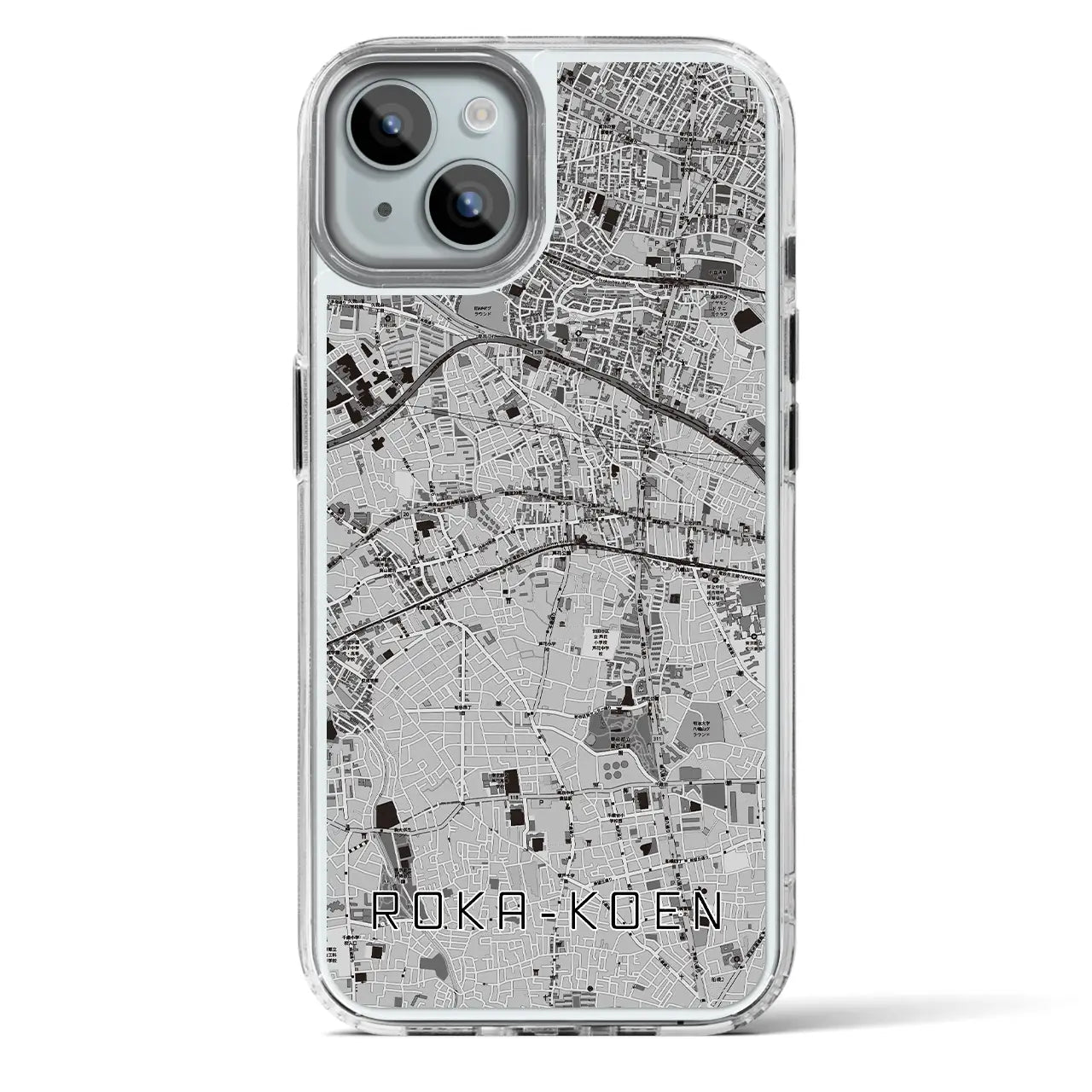【芦花公園(東京都)】地図柄iPhoneケース(MagSafeタイプ)