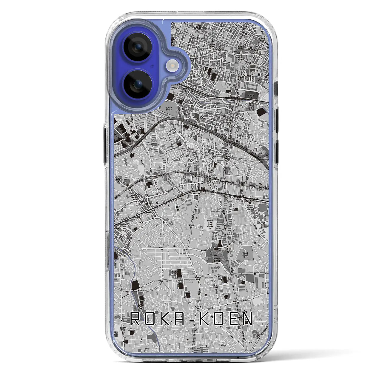 【芦花公園(東京都)】地図柄iPhoneケース(MagSafeタイプ)