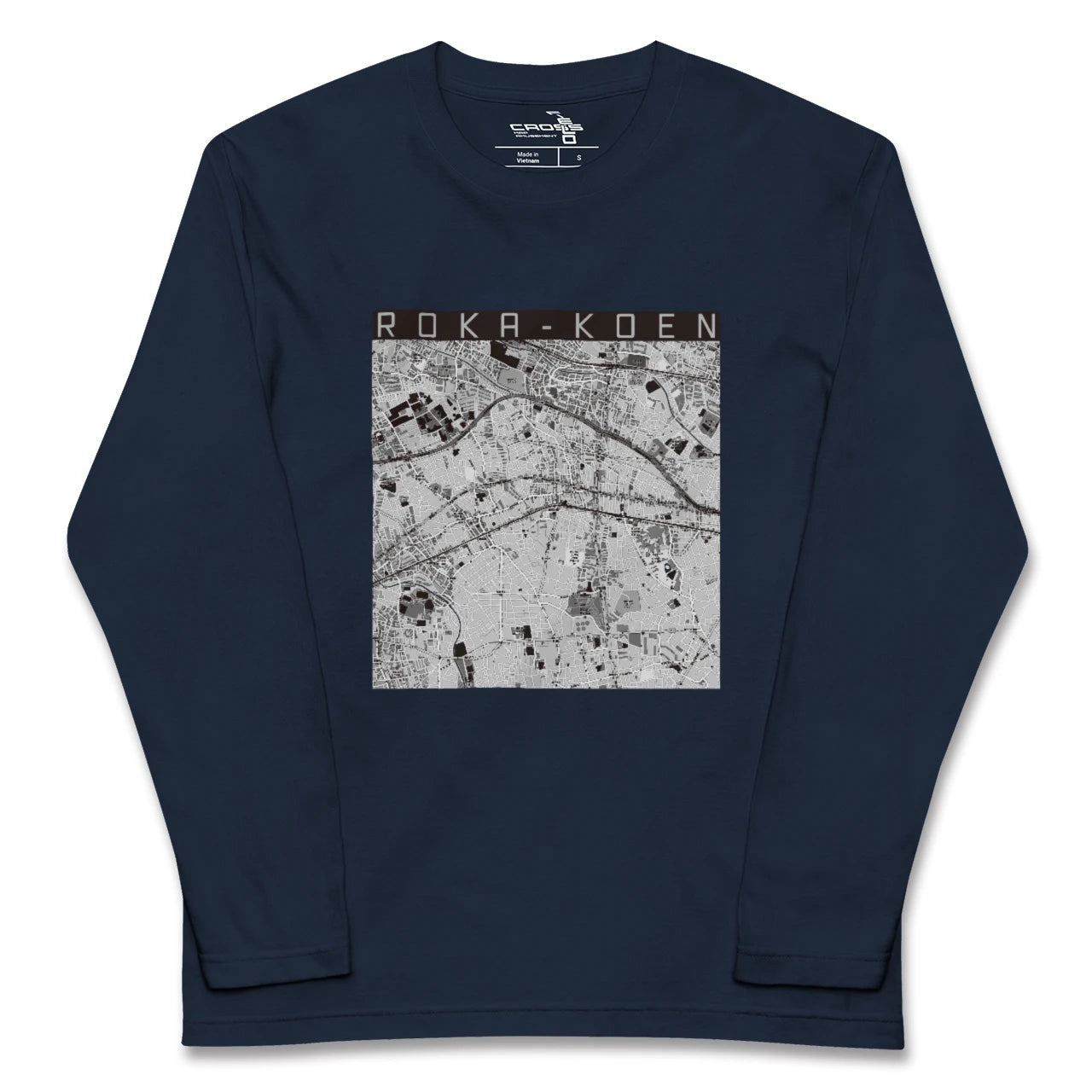 【芦花公園(東京都)】地図柄ロングスリーブTシャツ