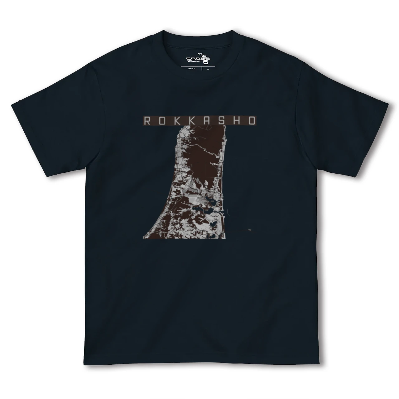 【六ヶ所(青森県)】地図柄ヘビーウェイトTシャツ