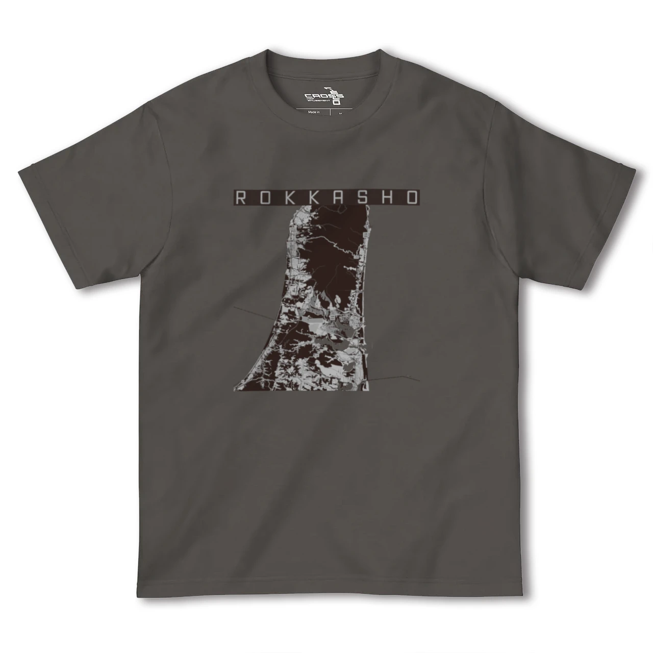 【六ヶ所(青森県)】地図柄ヘビーウェイトTシャツ