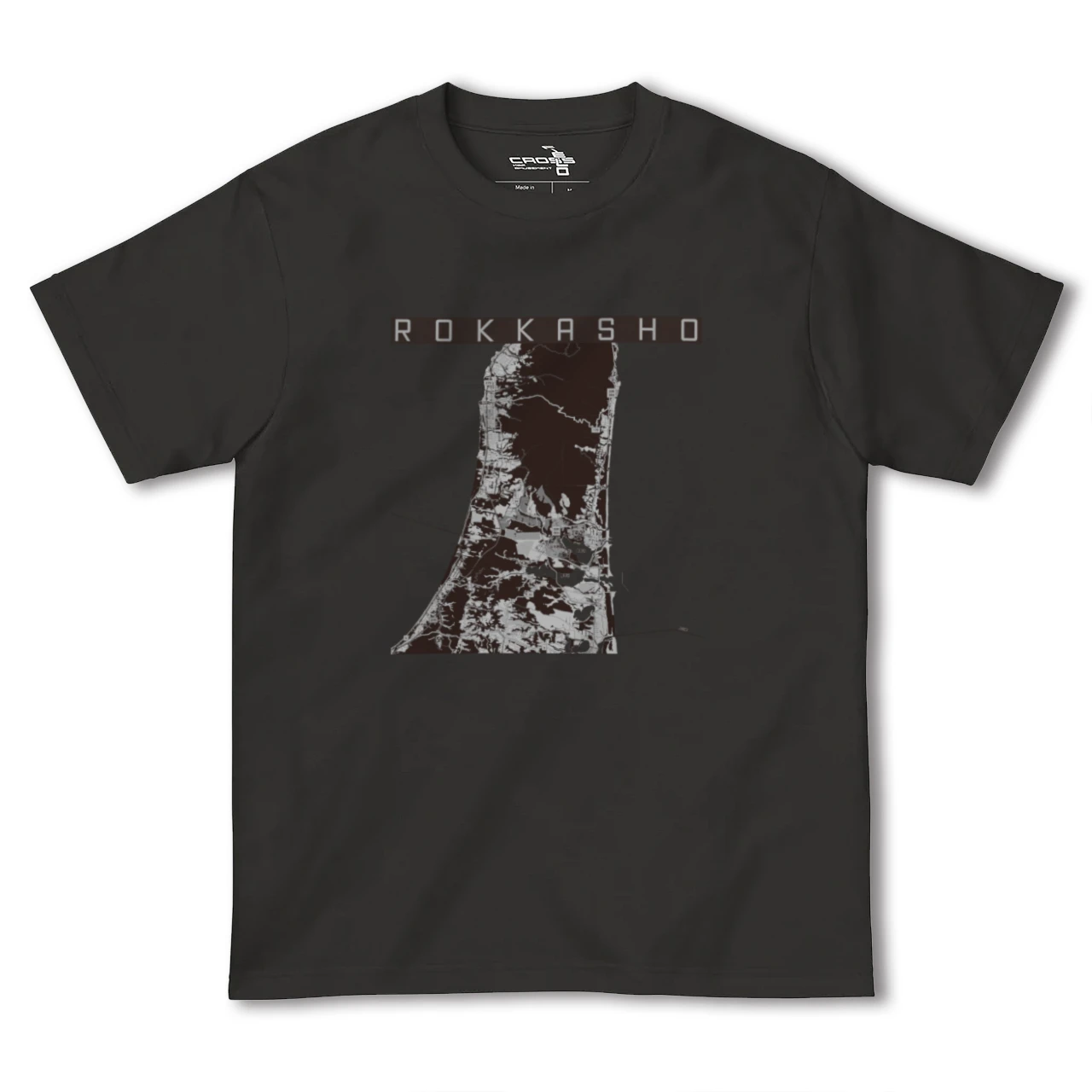 【六ヶ所(青森県)】地図柄ヘビーウェイトTシャツ