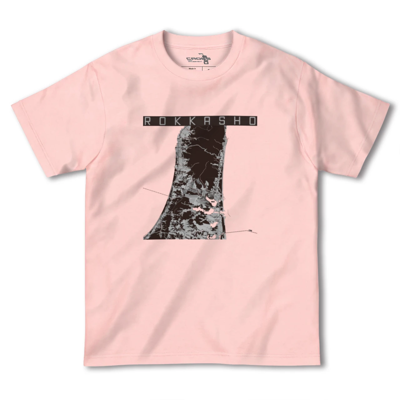 【六ヶ所(青森県)】地図柄ヘビーウェイトTシャツ