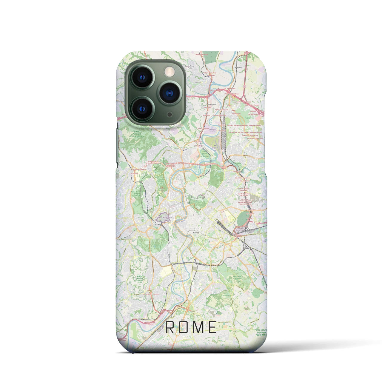 【ローマ(イタリア)】地図柄iPhoneケース(バックカバータイプ)