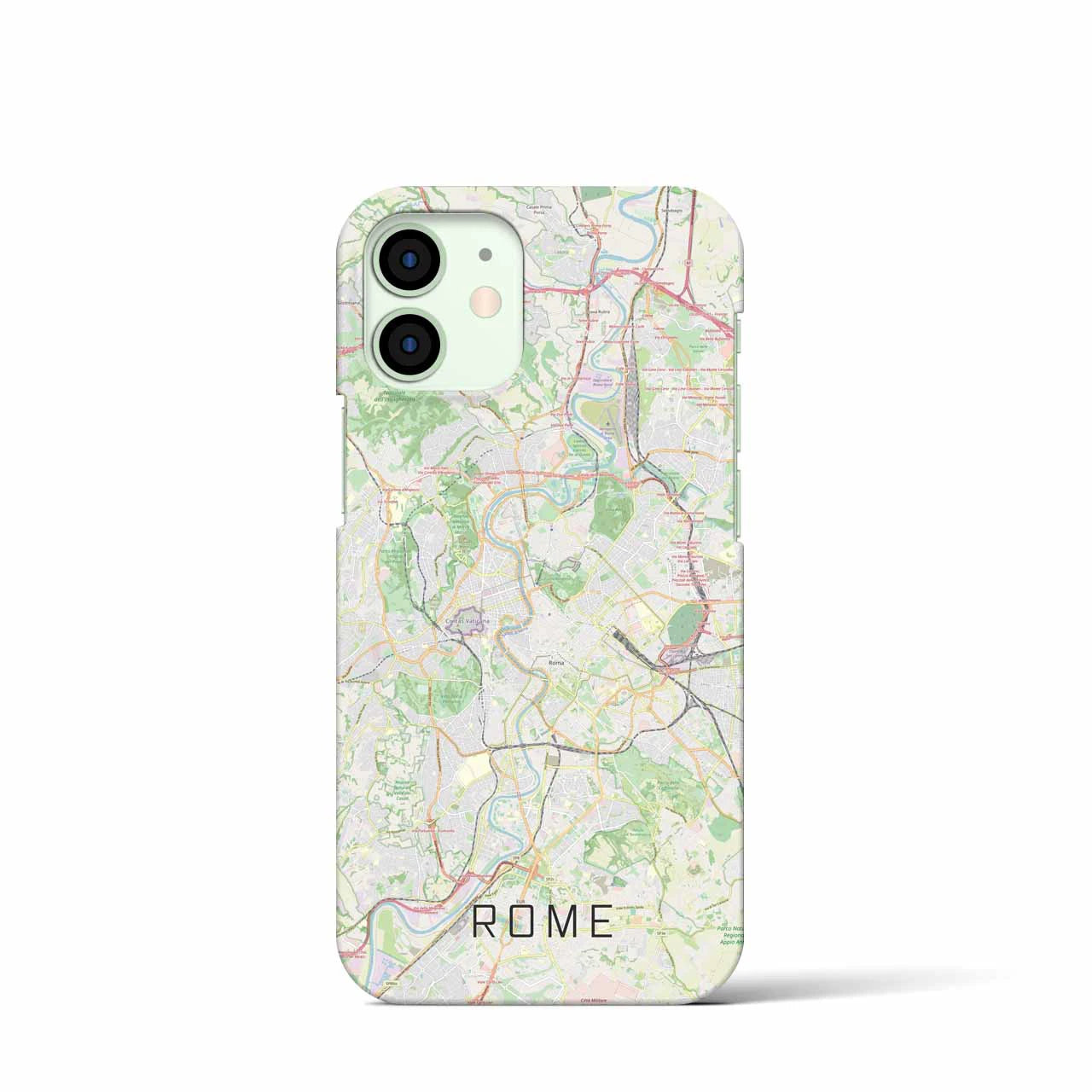 【ローマ(イタリア)】地図柄iPhoneケース(バックカバータイプ)