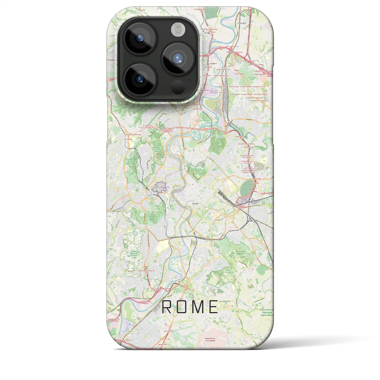 【ローマ(イタリア)】地図柄iPhoneケース(バックカバータイプ)