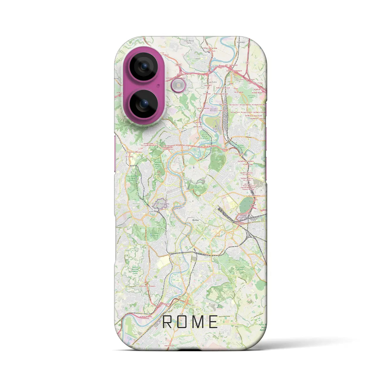 【ローマ(イタリア)】地図柄iPhoneケース(バックカバータイプ)