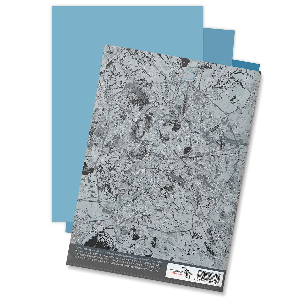 【ローマ(イタリア)】Map World クリアファイル