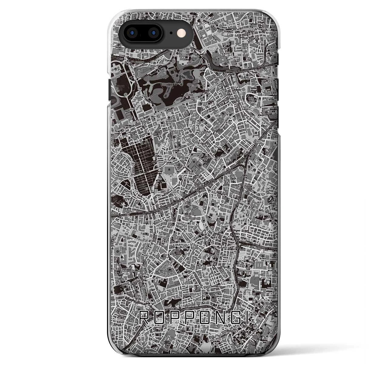 【六本木(東京都)】地図柄iPhoneケース(クリアタイプ)