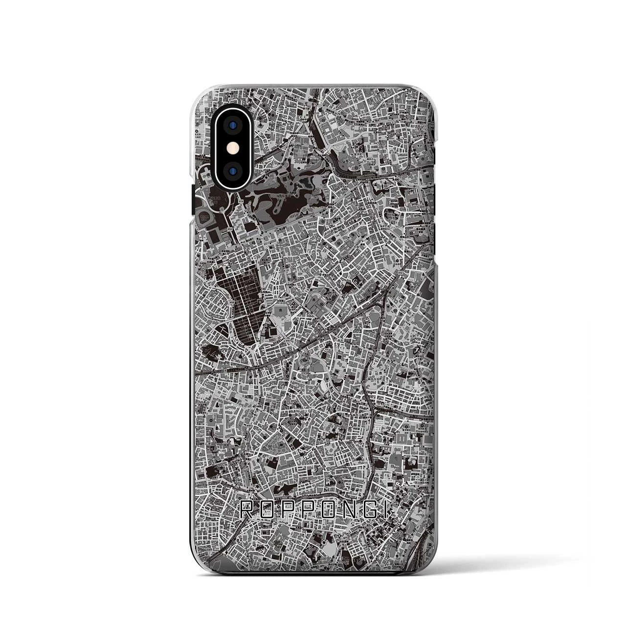 【六本木(東京都)】地図柄iPhoneケース(クリアタイプ)