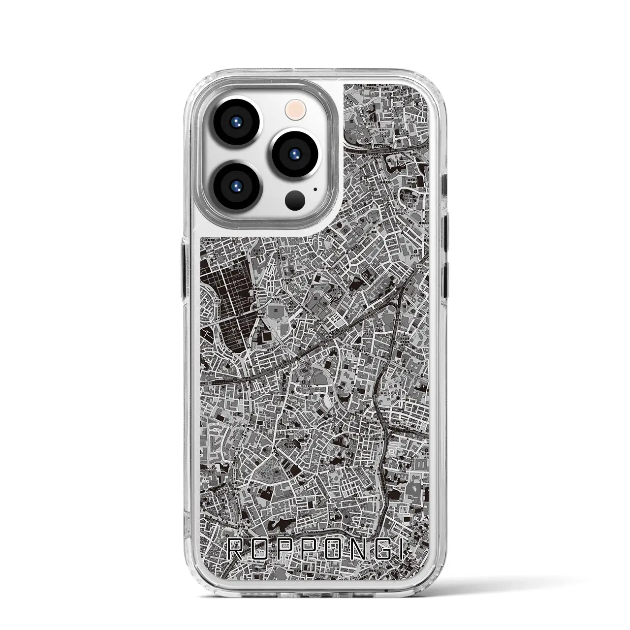 【六本木(東京都)】地図柄iPhoneケース(MagSafeタイプ)