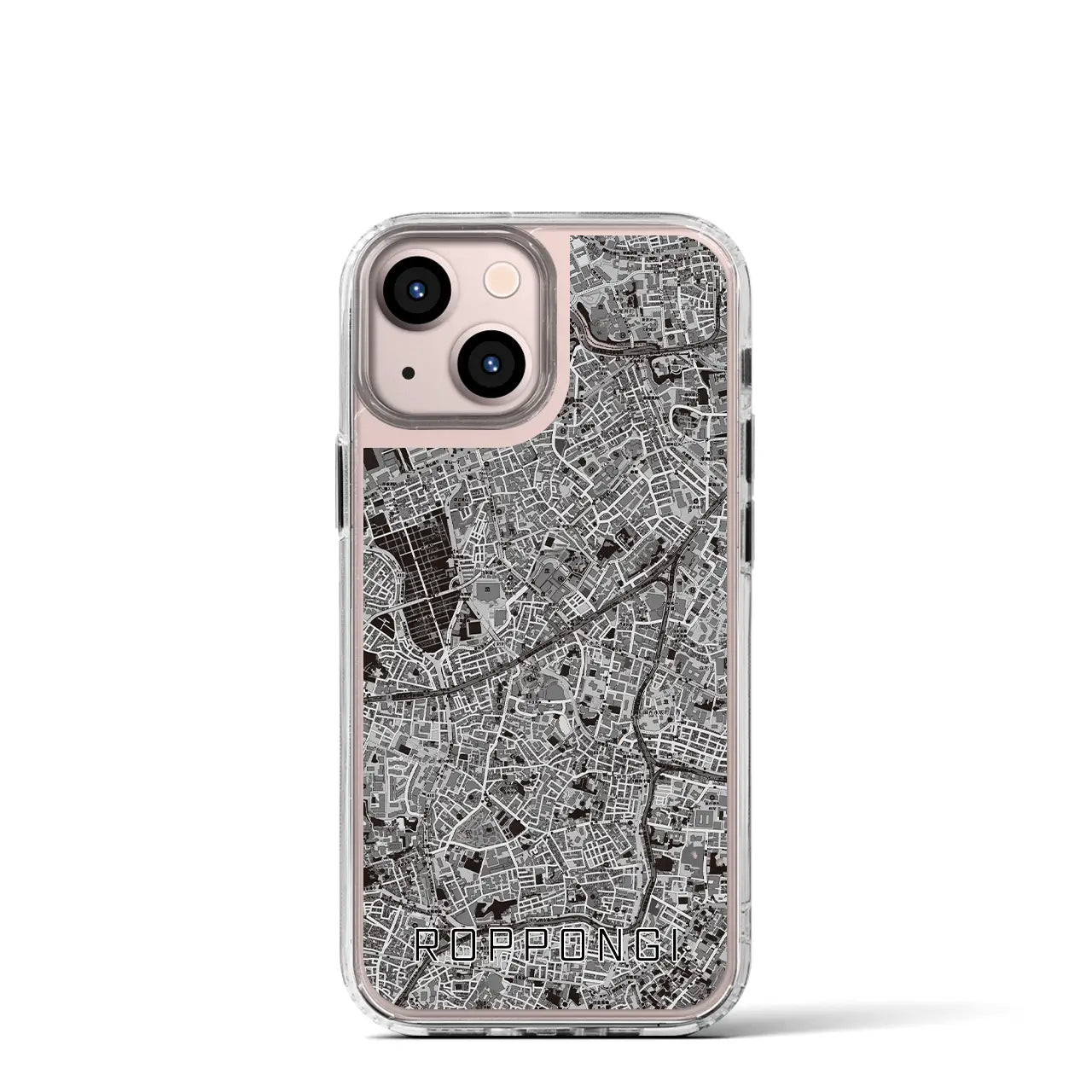 【六本木(東京都)】地図柄iPhoneケース(MagSafeタイプ)