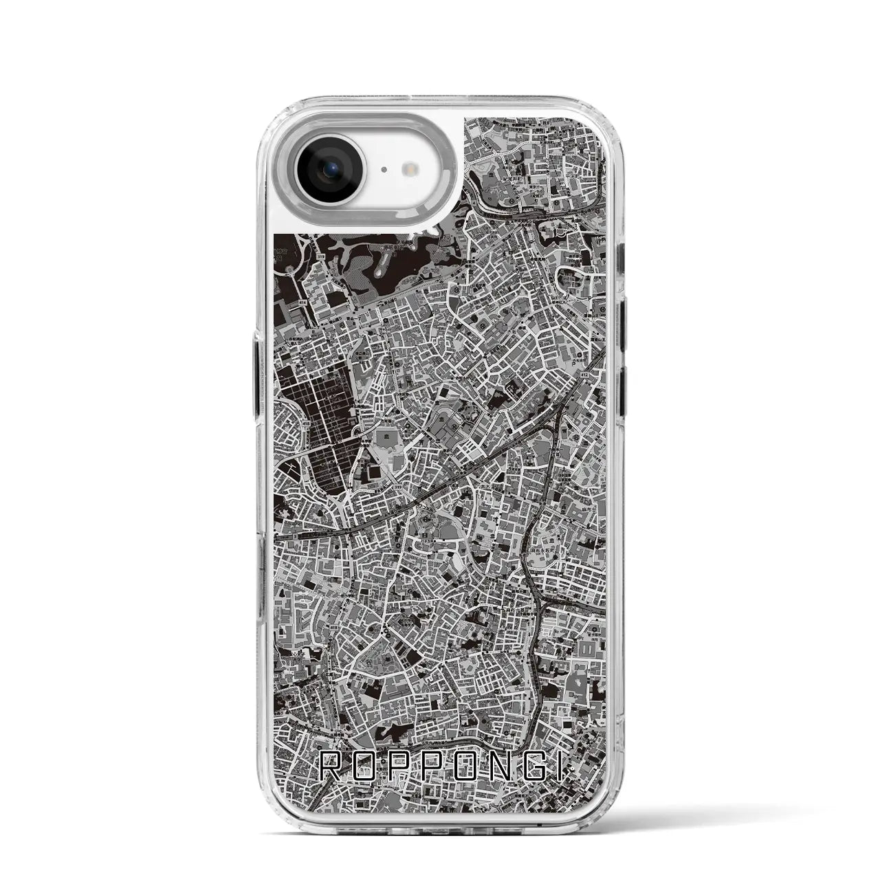 【六本木(東京都)】地図柄iPhoneケース(MagSafeタイプ)