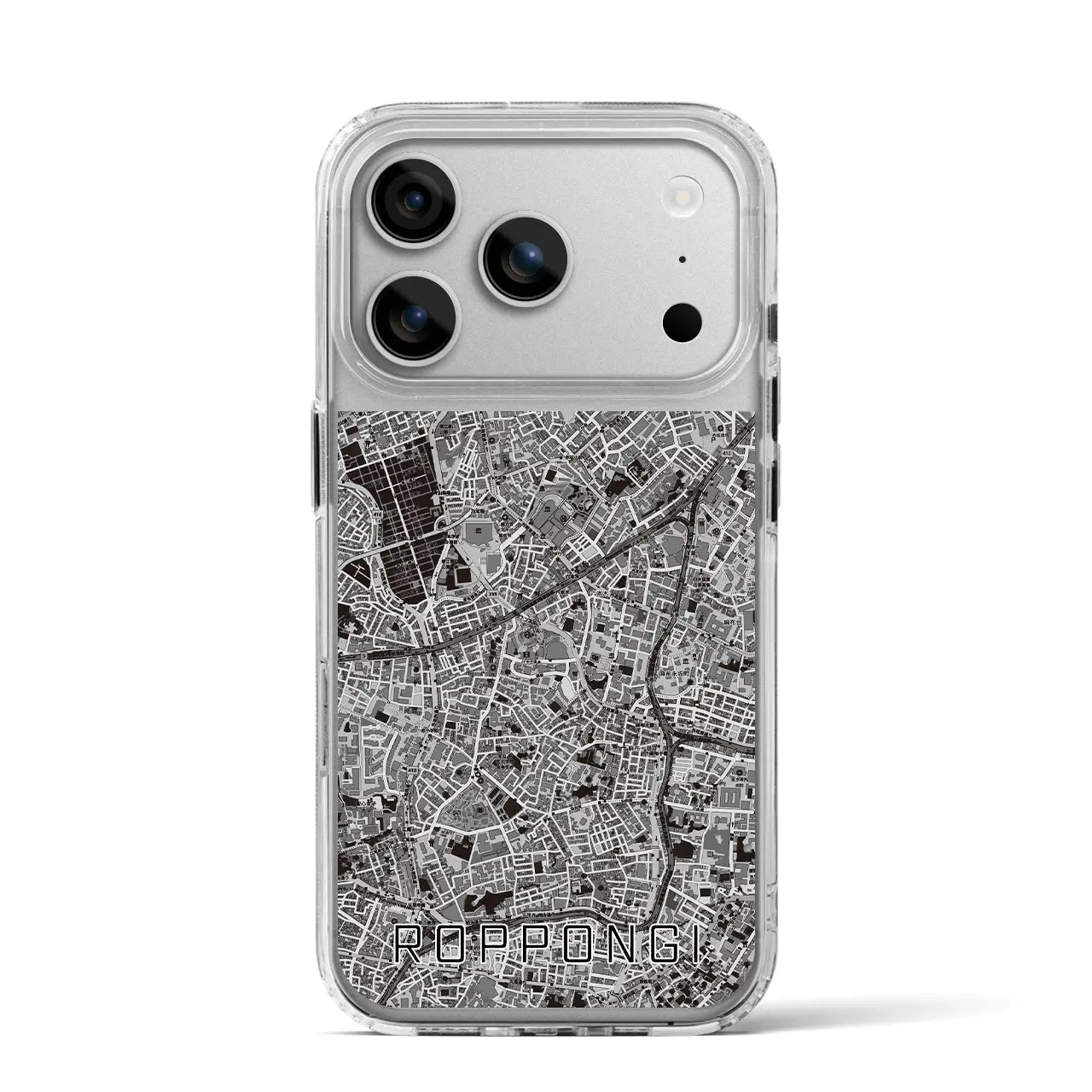 【六本木(東京都)】地図柄iPhoneケース(MagSafeタイプ)