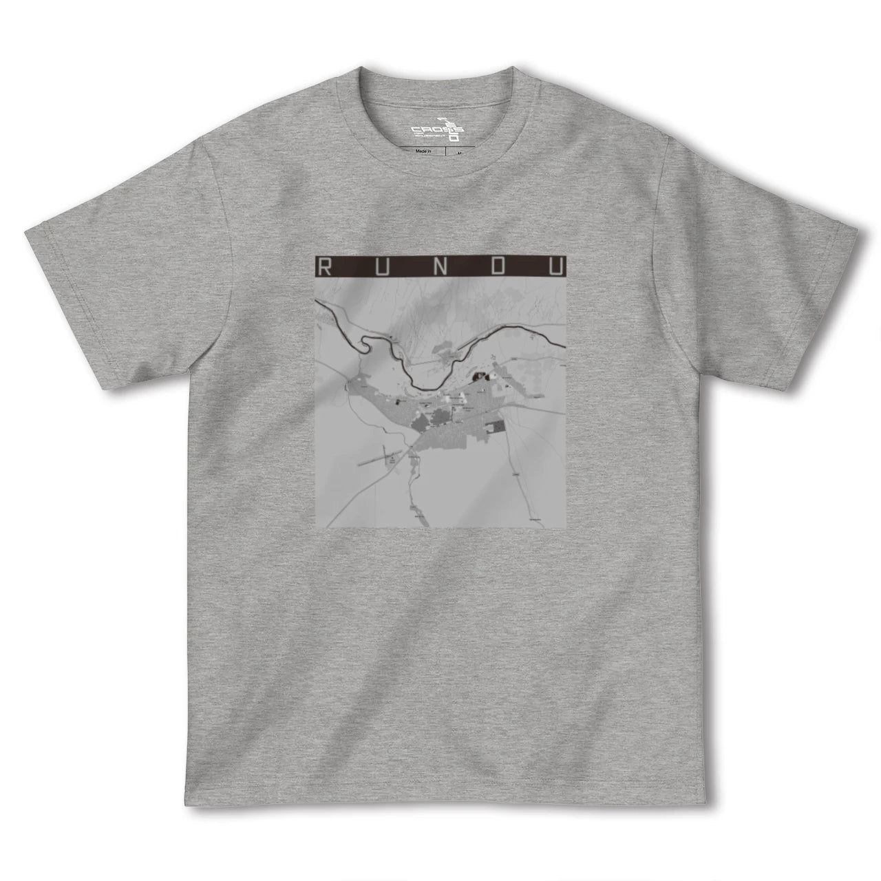 【ルンドゥ(ナミビア)】地図柄ヘビーウェイトTシャツ