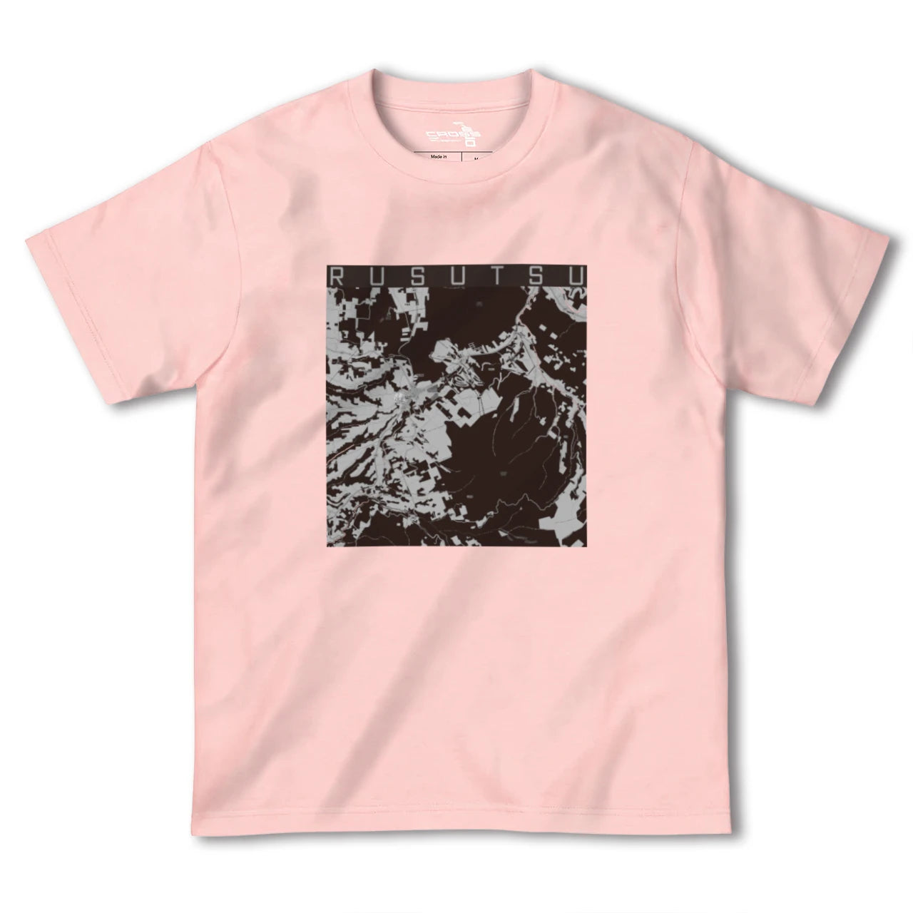 【留寿都(北海道)】地図柄ヘビーウェイトTシャツ