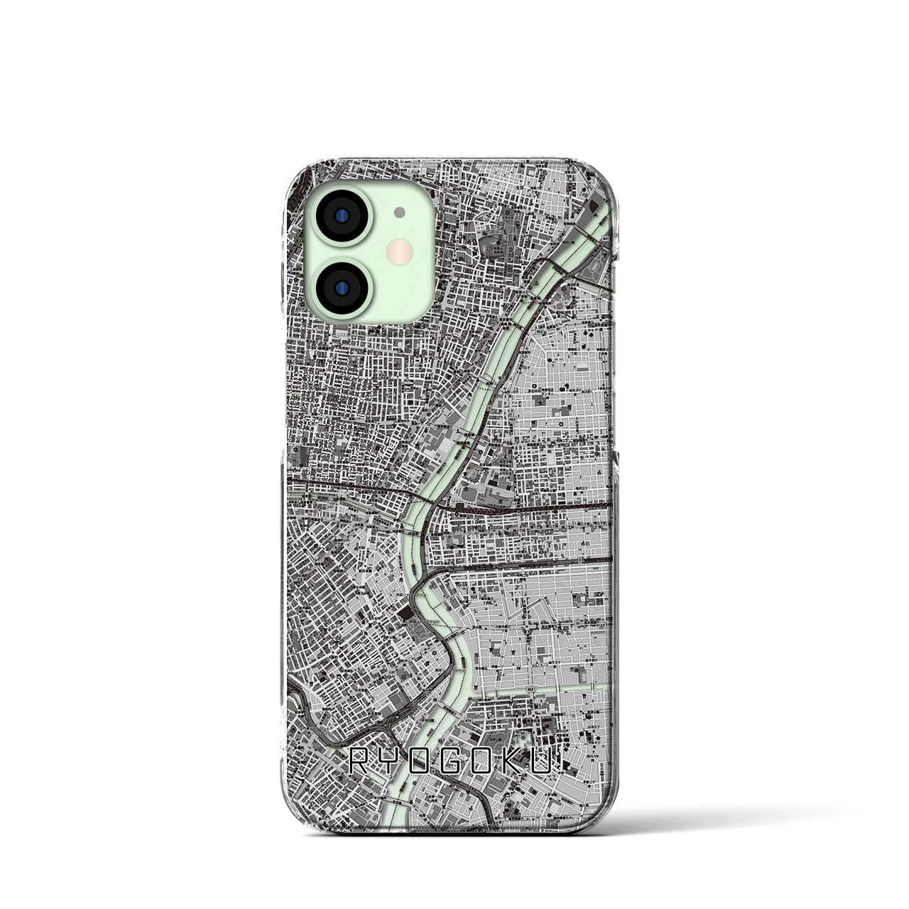 【両国(東京都)】地図柄iPhoneケース(クリアタイプ)