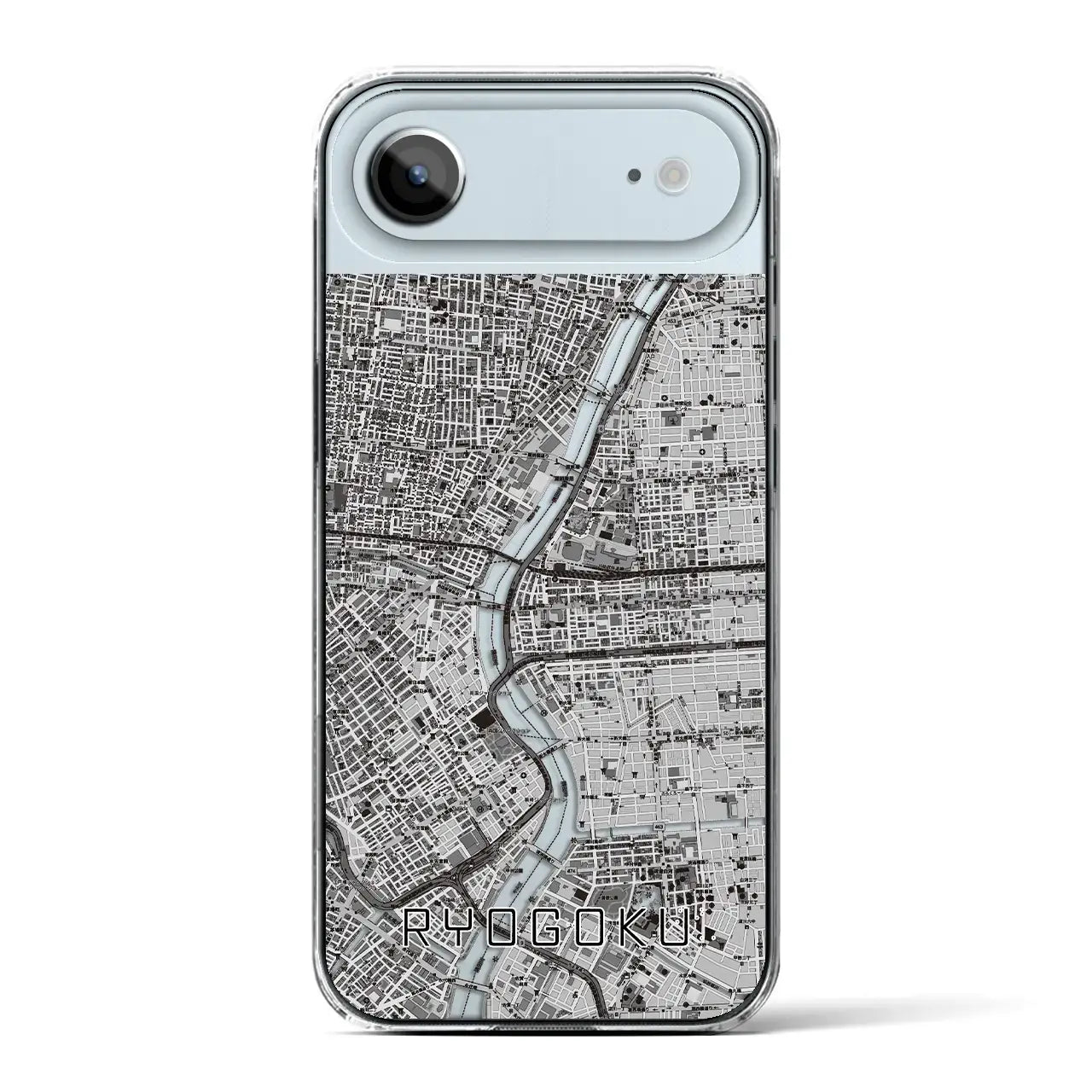 【両国(東京都)】地図柄iPhoneケース(クリアタイプ)