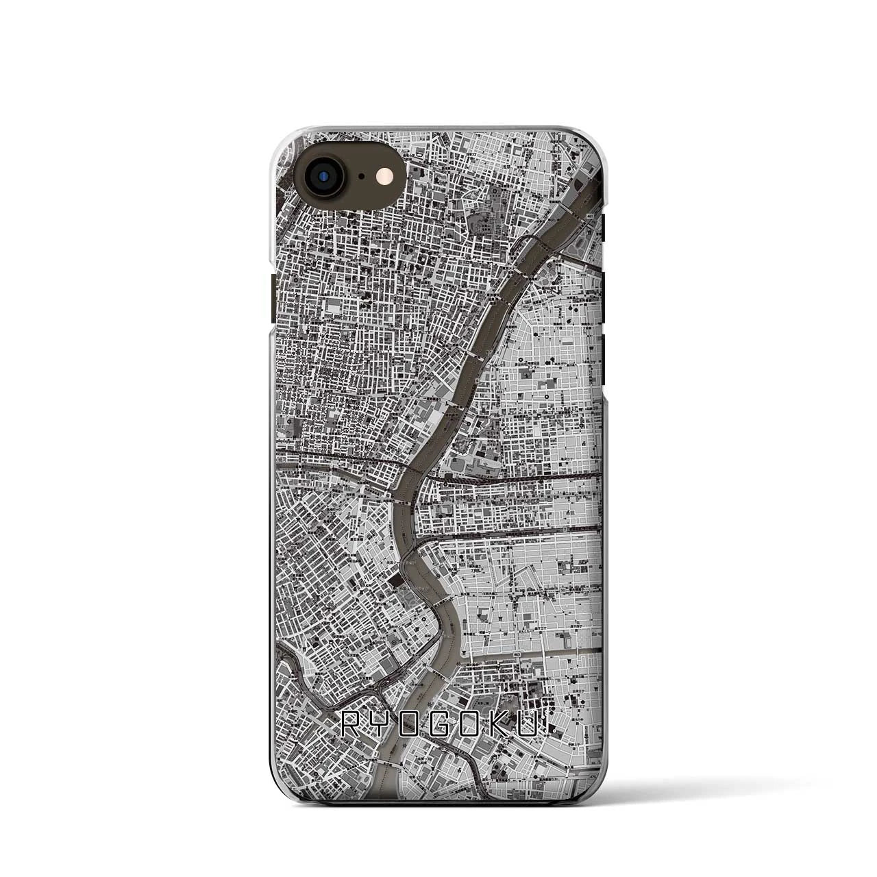 【両国(東京都)】地図柄iPhoneケース(クリアタイプ)