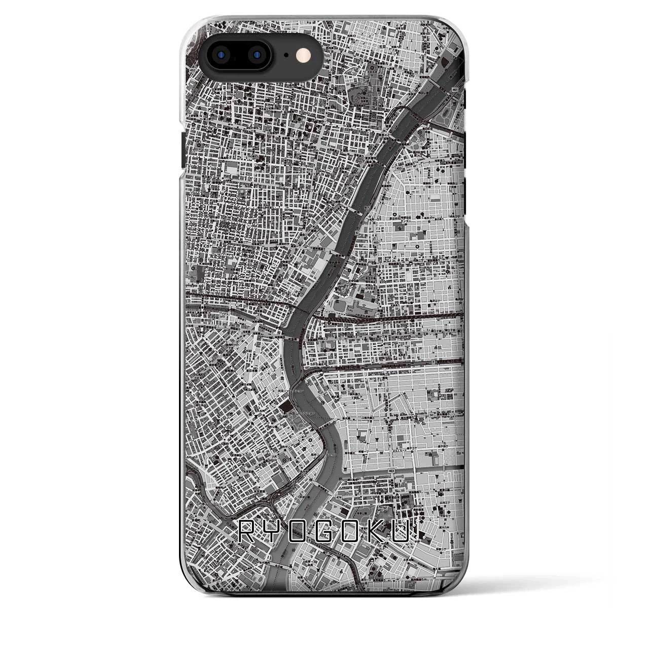 【両国(東京都)】地図柄iPhoneケース(クリアタイプ)