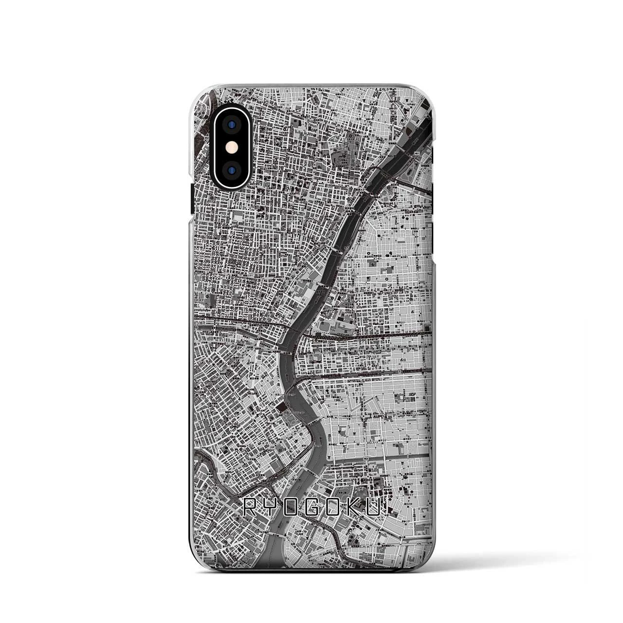 【両国(東京都)】地図柄iPhoneケース(クリアタイプ)