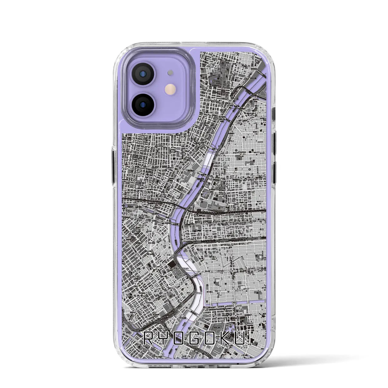 【両国(東京都)】地図柄iPhoneケース(MagSafeタイプ)