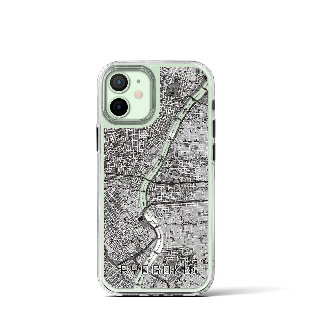 【両国(東京都)】地図柄iPhoneケース(MagSafeタイプ)