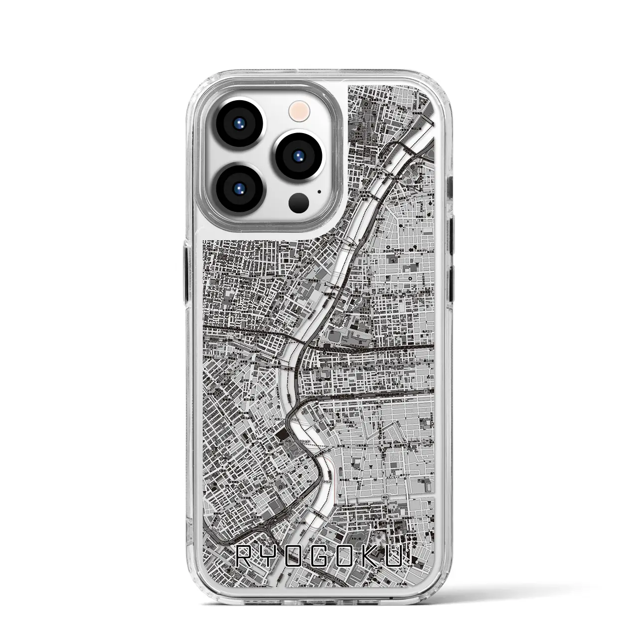 【両国(東京都)】地図柄iPhoneケース(MagSafeタイプ)