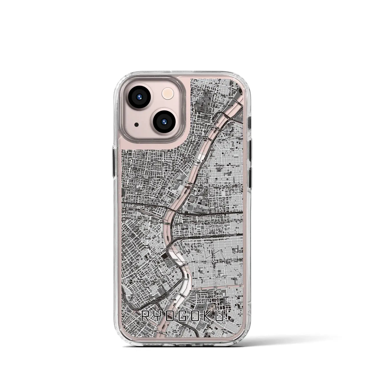 【両国(東京都)】地図柄iPhoneケース(MagSafeタイプ)