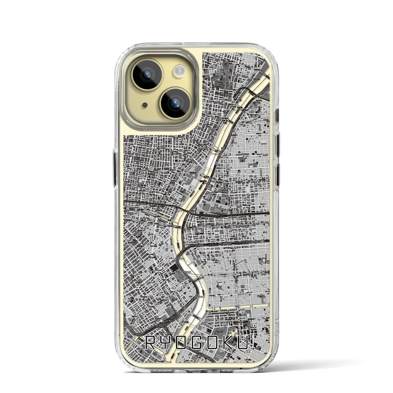 【両国(東京都)】地図柄iPhoneケース(MagSafeタイプ)