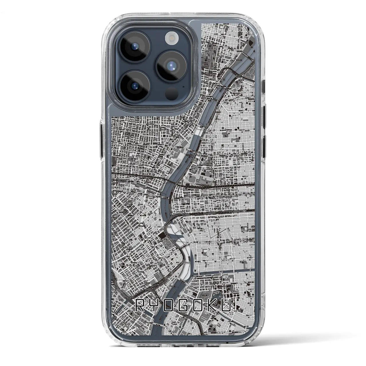【両国(東京都)】地図柄iPhoneケース(MagSafeタイプ)