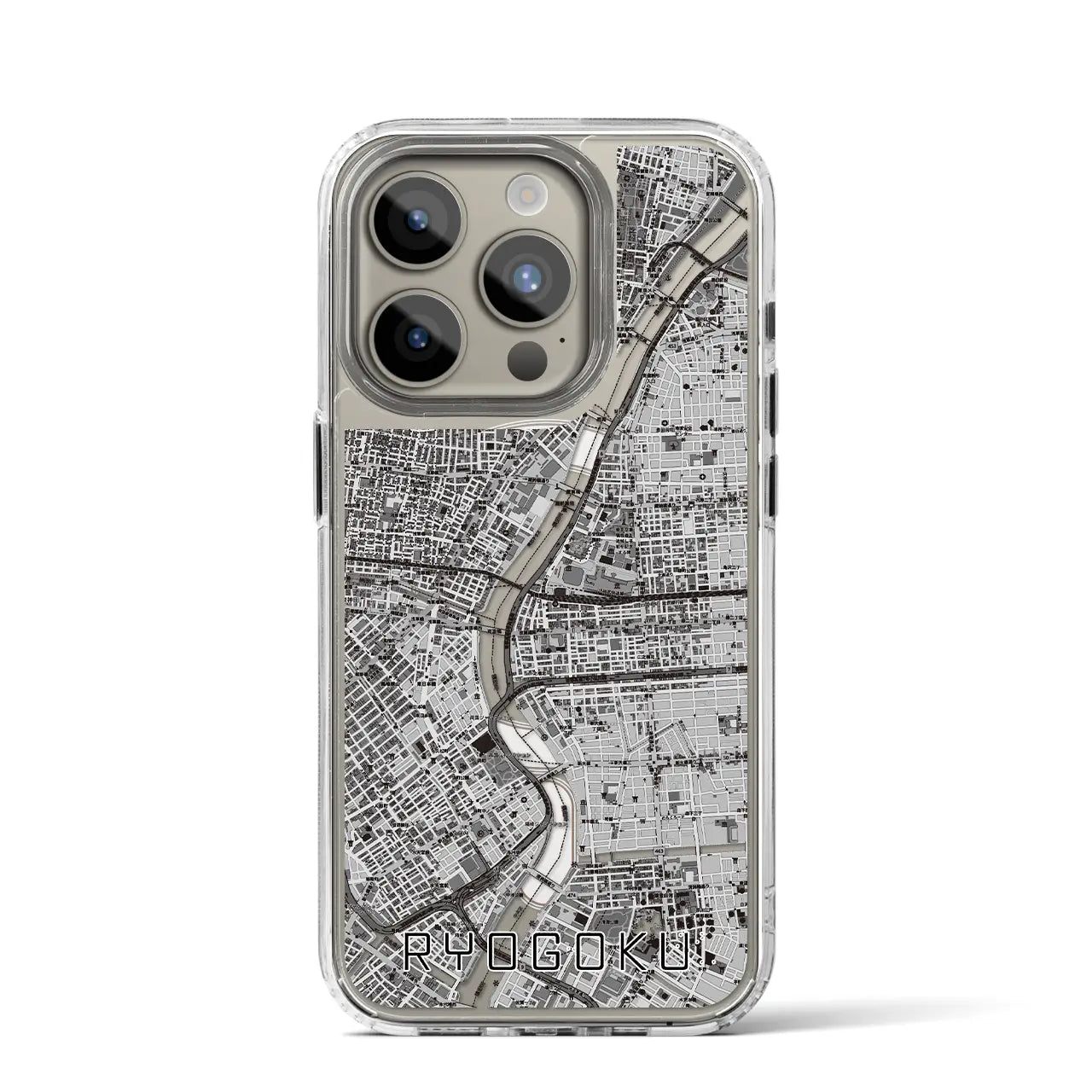 【両国(東京都)】地図柄iPhoneケース(MagSafeタイプ)