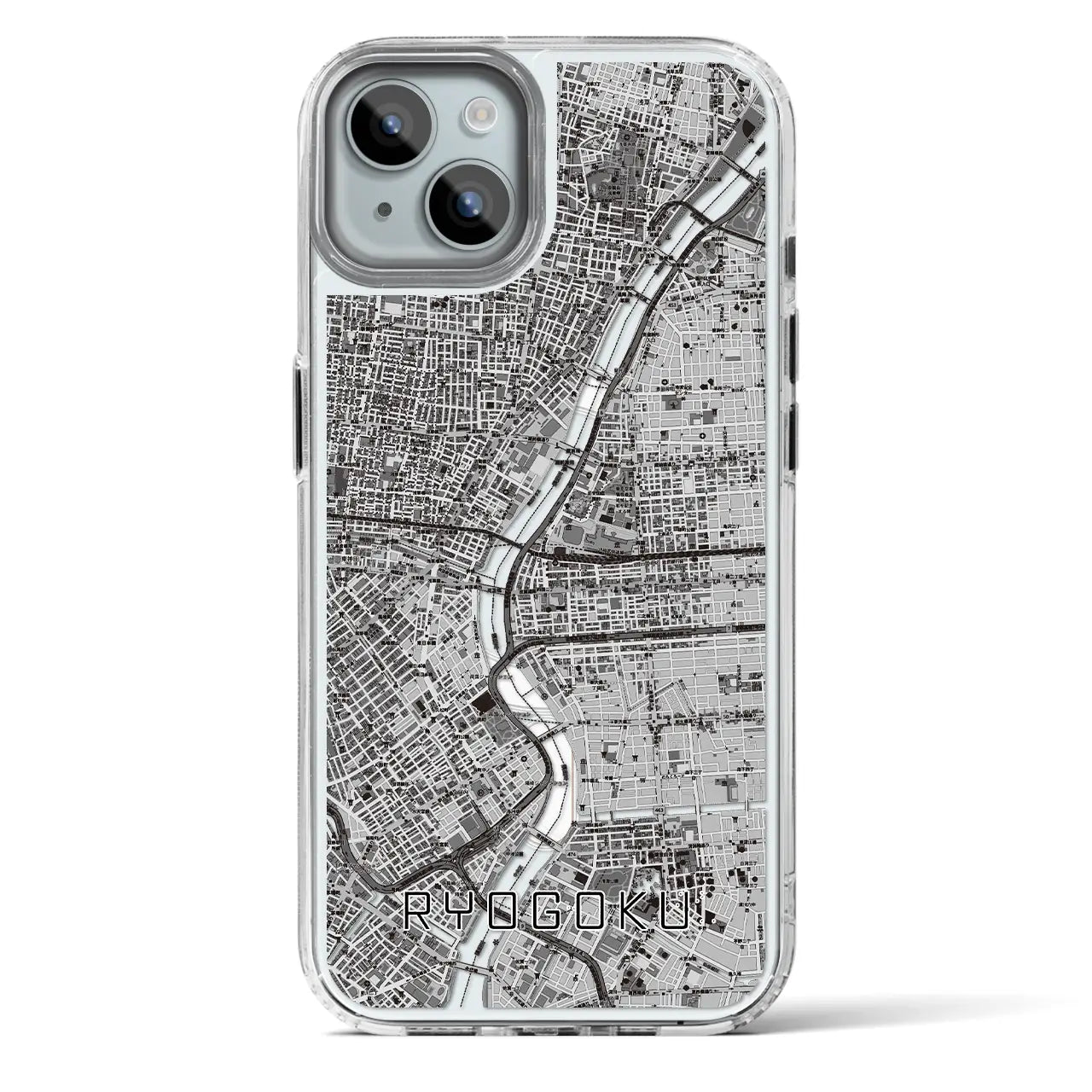 【両国(東京都)】地図柄iPhoneケース(MagSafeタイプ)