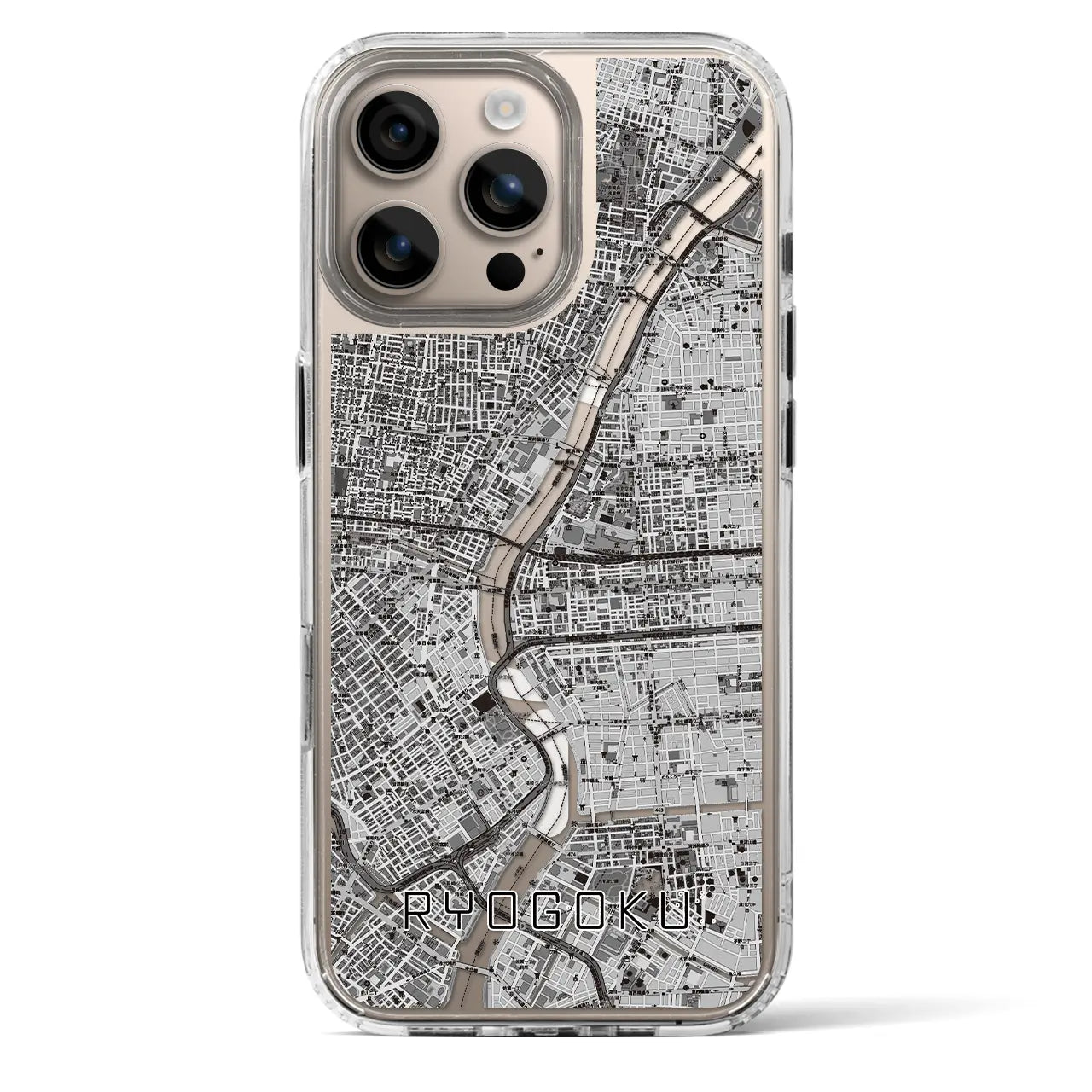 【両国(東京都)】地図柄iPhoneケース(MagSafeタイプ)