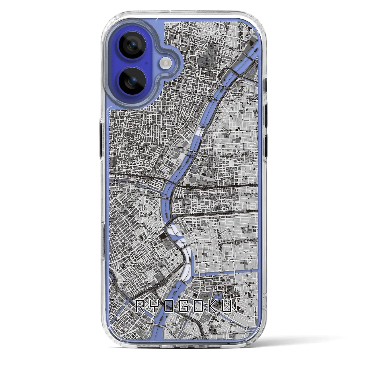 【両国(東京都)】地図柄iPhoneケース(MagSafeタイプ)