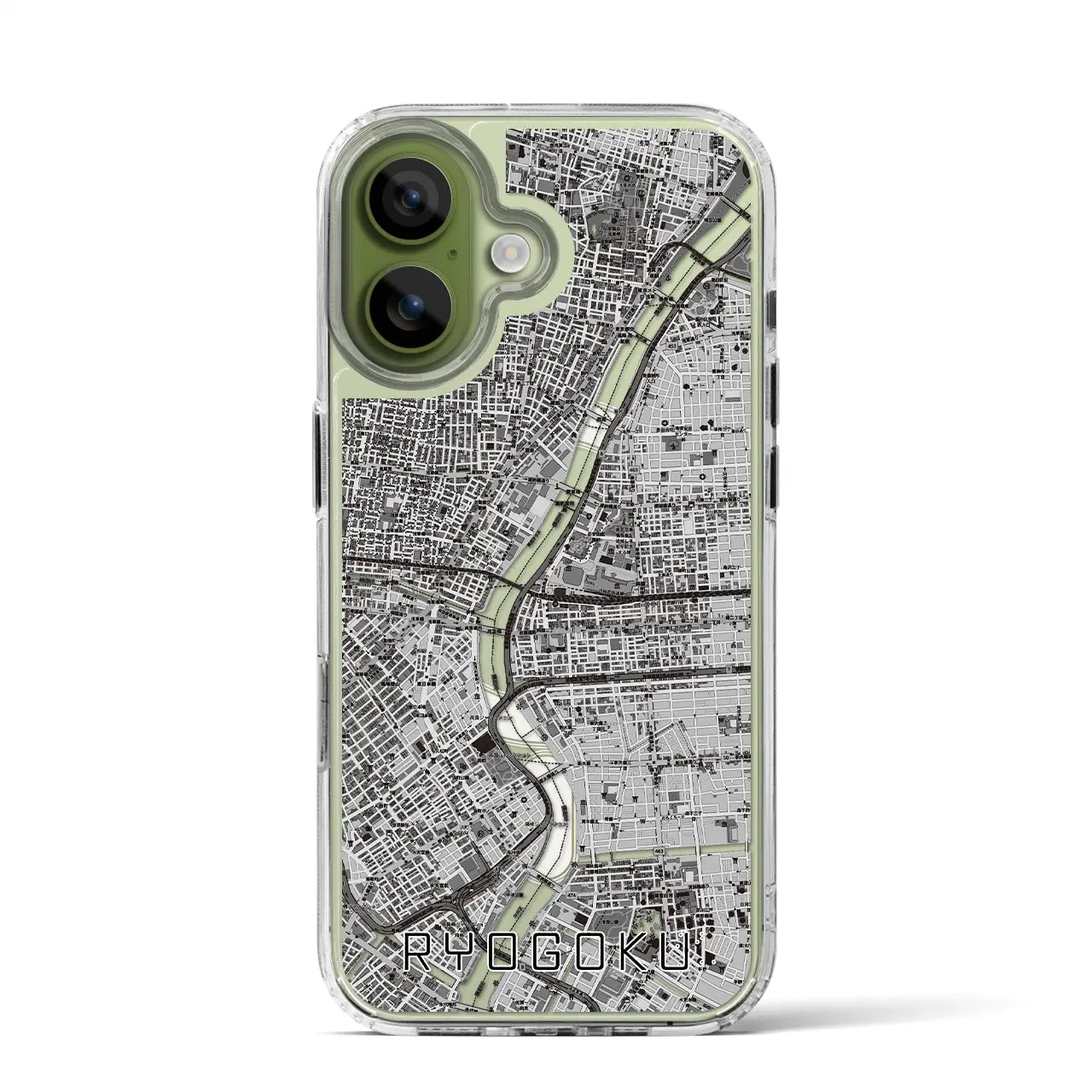 【両国(東京都)】地図柄iPhoneケース(MagSafeタイプ)