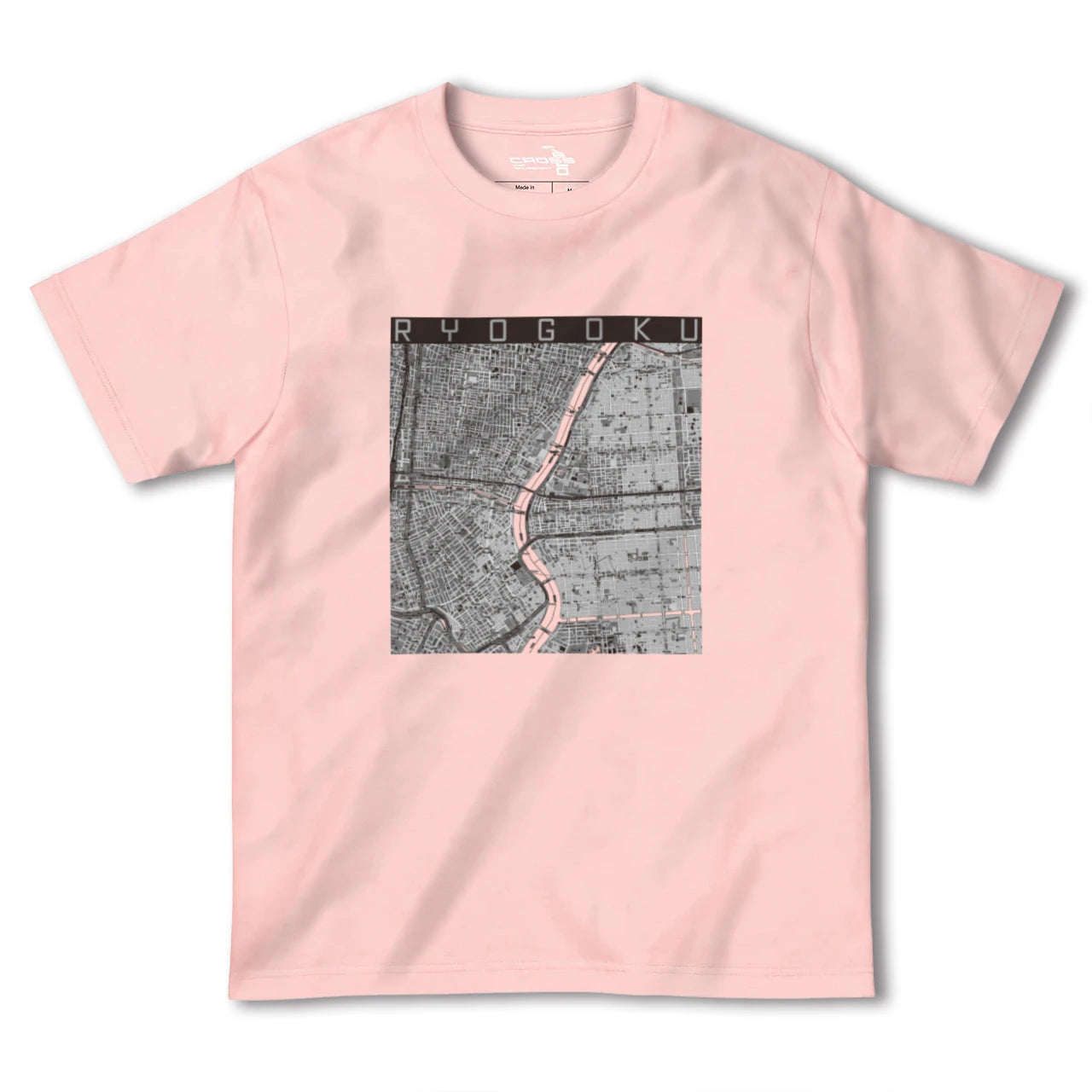【両国(東京都)】地図柄ヘビーウェイトTシャツ