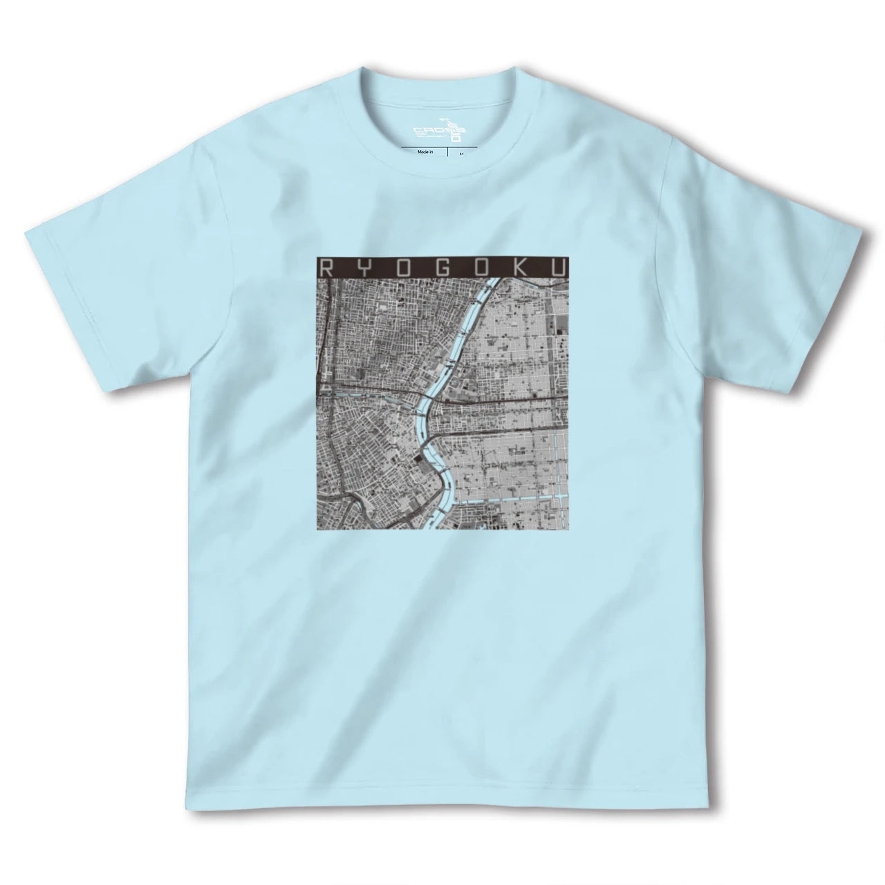 【両国(東京都)】地図柄ヘビーウェイトTシャツ